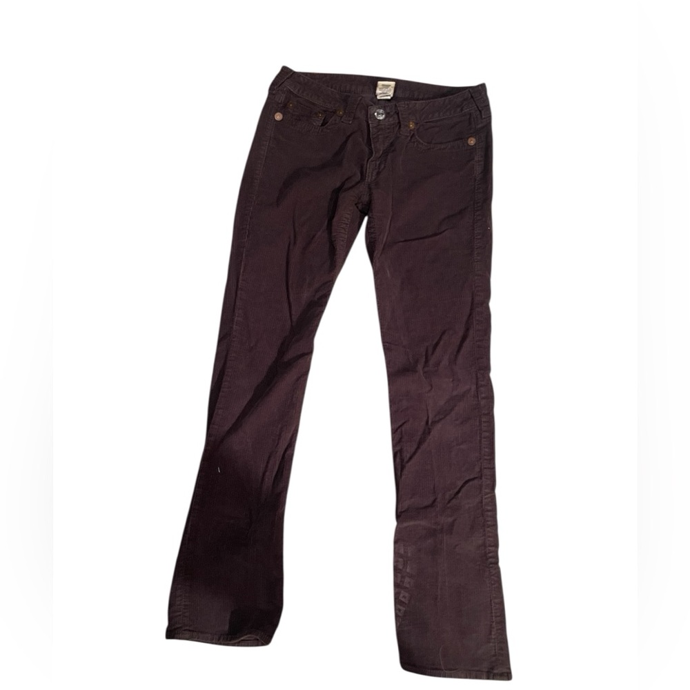 True Religion Women's brown corduroy jeans